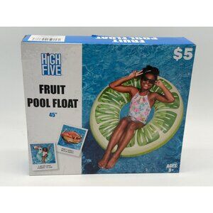High Five Fruit Pool Float 45" For Ages 8+ Durable Summer Water Toy